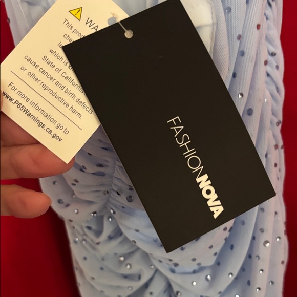 Fashion Nova Sky Blue Dress - Picture 4 of 7